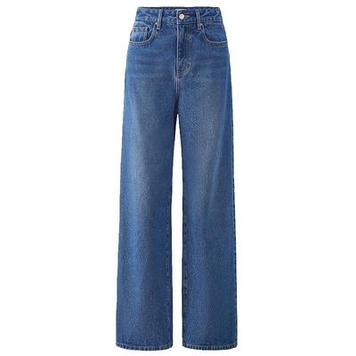 OCHIRLY欧时力纯棉直筒牛仔长裤