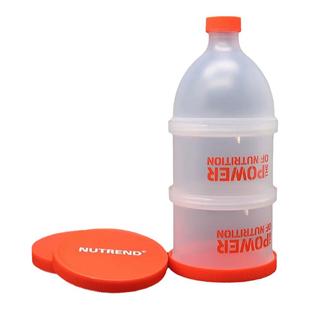 Nutrend漏斗粉盒大号蛋白粉盒便携式代餐粉分装盒子健身补剂药盒