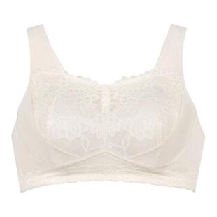 日本华歌尔Wacoal大码无钢圈内衣防下垂外扩蕾丝背心式睡眠文胸女