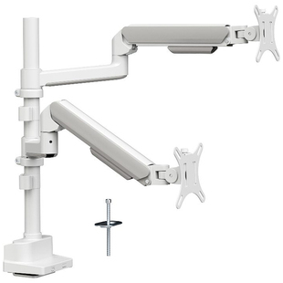 北弧双屏显示器支架免打孔倒装电脑办公机械悬臂笔记本架E350PD-2