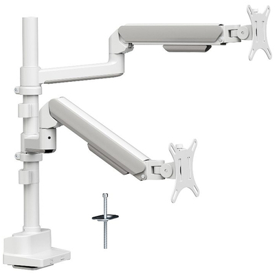 北弧双屏显示器支架免打孔倒装电脑办公机械悬臂笔记本架E350PD-2