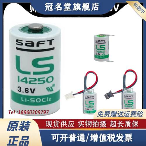议价帅福得LS14250 锂电池 ER14250 3.6V台达编程器 物联网PLC 1/