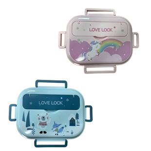 小学生饭盒盖子儿童便当盒密封圈底座餐盘不锈钢内胆配件1500ML