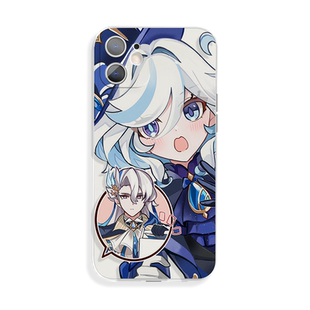 原神搞怪可爱芙宁娜手机壳oppok10二次元苹果15promax适用14小米12vivox60软红米note13荣耀90IQOOneo9一加11