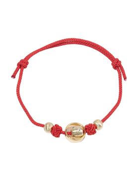 三福中式红绳简约手链单条 国潮气质首饰手饰配饰手绳847716