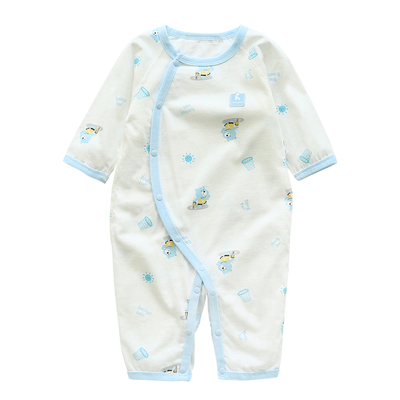 童泰婴儿连体衣纯棉哈衣长袖薄款