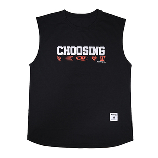 Masterape联名初心CHOOSING基础运动健身速干桑迪棉麻坎肩背心