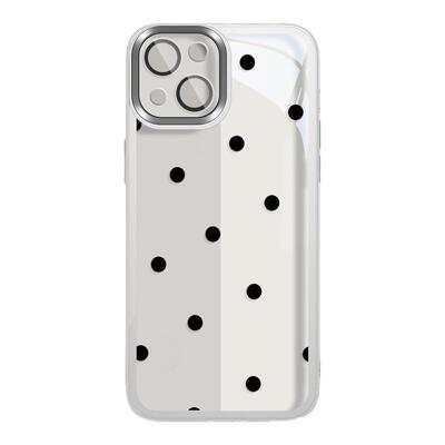 自带镜头膜波点硅胶软壳时尚