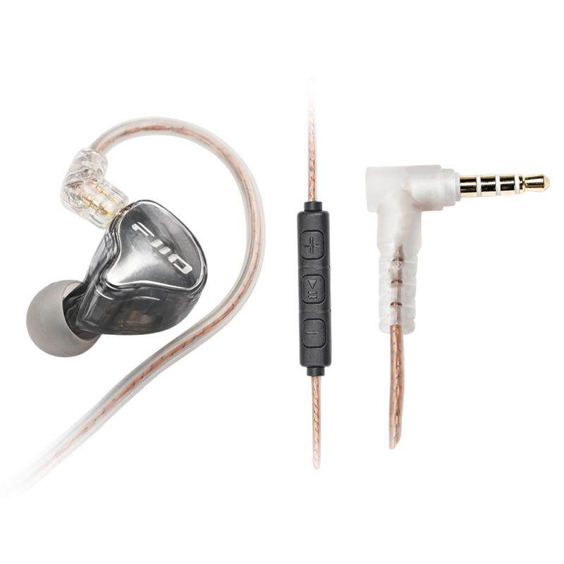 FiiO/飞傲JD10入耳式有线耳机0.78换线HiFi手机线控通话游戏耳塞