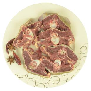 农家散养带皮新鲜黑山羊蝎子羊脖子羊背脊蝴蝶骨4斤 顺丰航空包邮