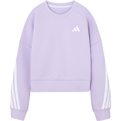Adidas/阿迪达斯正品新款大童经典三条杠长袖运动卫衣KC1565