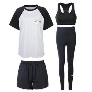 ICIB跑步运动套装女夏季晨跑服时尚健身专业速干大码宽松瑜伽服