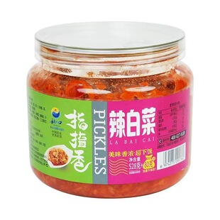 指指香萝卜干麻辣味香辣味方便下饭400g大罐装即食米饭馒头搭档