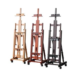 落地大画架平立两用美术生专用支架式可折叠木质专业级油画展示架