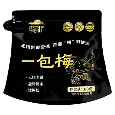 李都一包梅500g袋装混合梅果果干