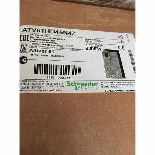 议价施耐德变频器三相 ATV61HD45N4Z 45KW 3P 380VAC电抗器原装