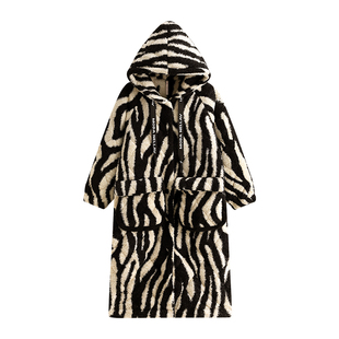 悦内睡袍女士睡衣睡裙秋冬款冬季冬天珊瑚绒三层加厚夹棉加绒保暖