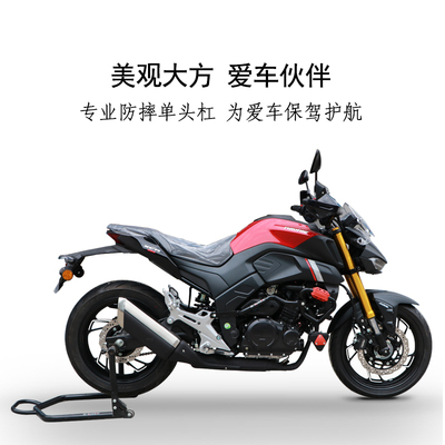 豪爵XCR300/DR250碳钢防摔前护杠