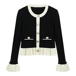 乔拉【小香舞曲】小香风外套女2026新款赫本风内搭开衫针织衫上衣