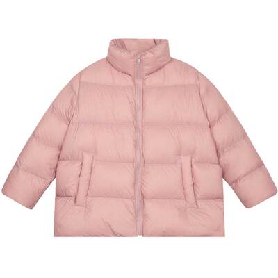 立领长袖短款羽绒服pomme蓬马