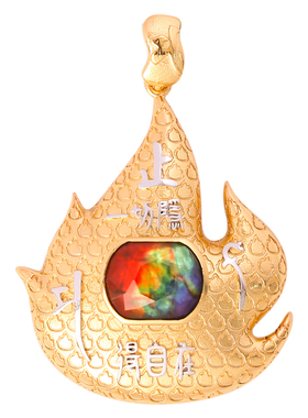 吉祥居李居明旗舰店正品2026马年斑彩吉祥物一切隐吊坠化是非