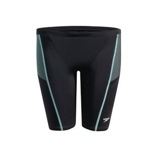 Speedo/速比涛 黑标6.0系列瞬影流光防晒男童及膝泳裤抗氯防晒