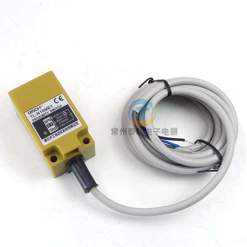 OMCH沪工TL-N10ME1角柱方形接近开关12V金属传感器24V三线NPN常开