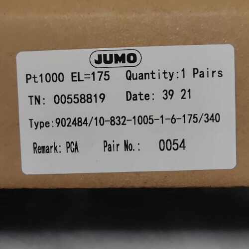 溢价-JUMO德国久茂温度变送器pt1000 0-200C,实物