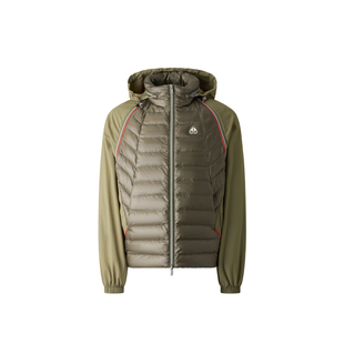 [早春新品]MOOSE KNUCKLES 男两穿拼接连帽轻羽鹅绒小剪刀羽绒服