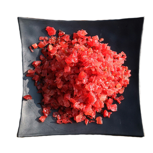 洛神花丁4-8mm小粒烘焙原料玫瑰花果脯冲泡花茶泡牛奶酸奶冲麦片