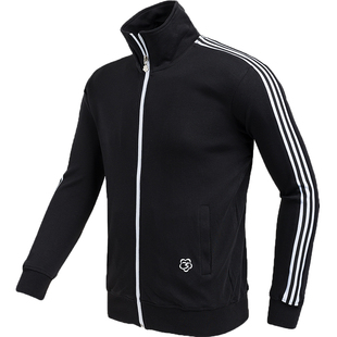 三枝梅花牌运动服外套男女纯棉情侣休闲夹克春秋学生团队服定制