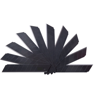 美工刀片大号18mm宽加厚0.6mm黑色刀片0.5mm壁纸刀裁纸刀片美工刀