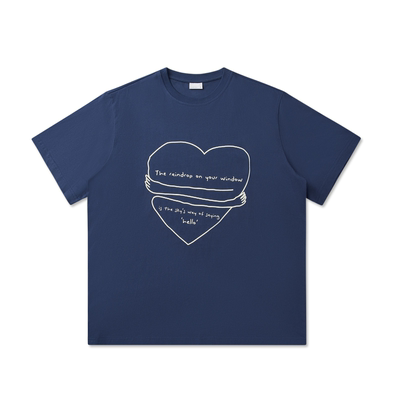 roaringwild拥抱爱心短袖T恤