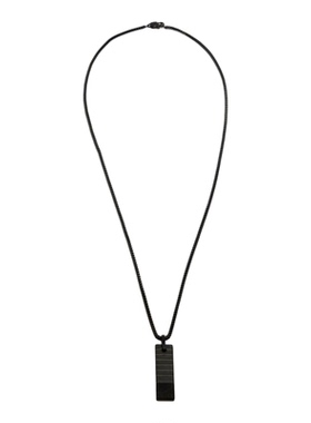 代购Calvin Klein凯文克莱男士项链简约时尚百搭潮流黑色不锈钢