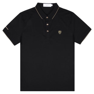 Raidy Boer/雷迪波尔男运动休闲品牌胸章棉涤混纺短袖POLO衫7306