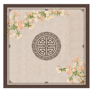 新中式电梯客梯专用地垫PVC耐磨防滑可擦免洗酒店轿厢可定制地毯