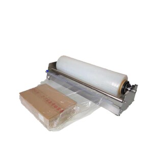 手动台式拉膜器小型平台缠绕膜支架保鲜膜包膜机广告字牌打包机