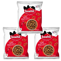 BRETZELS French imported alkaline water salty and fragrant biscuit rings, doughnuts, snack snacks, crispy rings 100g thumbnail 5