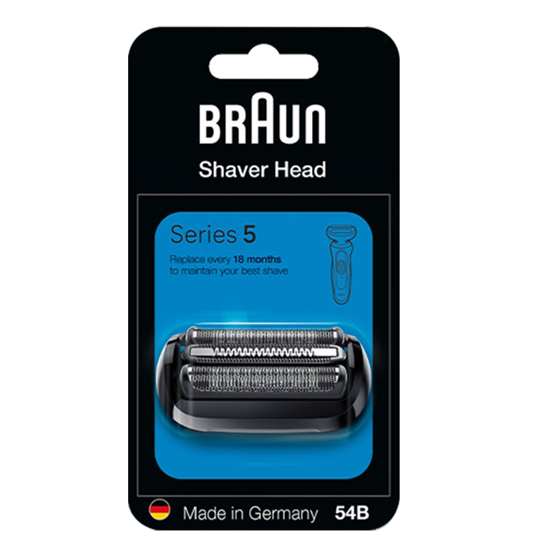 德国博朗男士电动剃须刀网罩配件65B黑色刀头网膜组合 5系适用