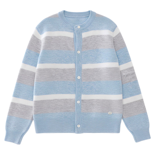 女童针织开衫2026春秋新款儿童薄毛衣洋气外套大童上衣青少年童装