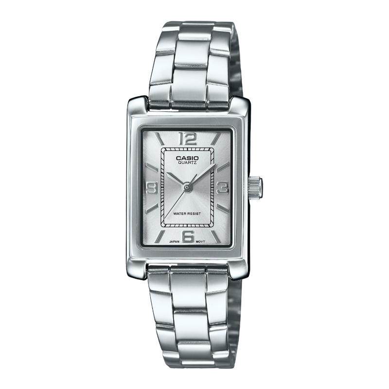 casio卡西欧手表女小方块精致高品质官方正品石英LTP-1234DD-7A