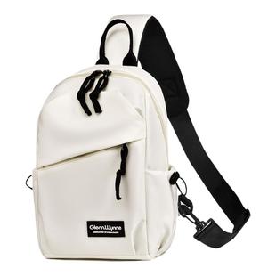 胸包男款单肩包女腰包运动挂包百搭休闲斜跨包小背包斜挎包胸前包