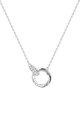 999纯银莫比乌斯环项链高级轻奢