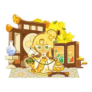 冲呀饼干人王国周边金桂丹桂山茶花饼干角色亚克力立牌摆件官谷