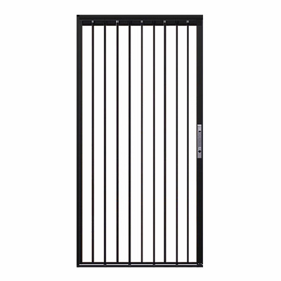 御霄水晶板免打孔隐形折叠门