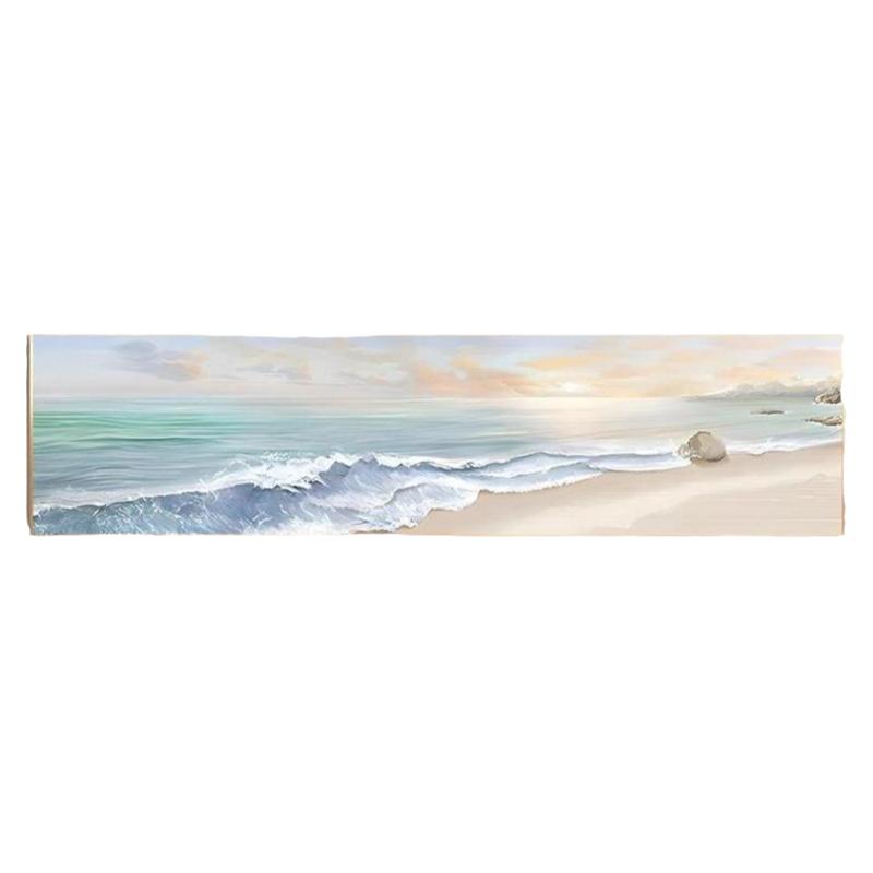北欧卧室装饰画情侣海景简约主卧房间背景墙挂画酒店样板间床头画
