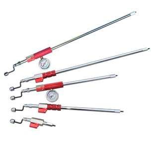 佐研轮胎快速充气杆大货车加气杆带表加长加厚管壁手摇打气杆开关