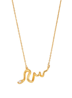 诗娱诗娱蛇年本命年灵蛇吊坠项链秋冬轻奢气质生肖颈链卫衣毛衣链