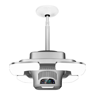高端智能电动空气净化器桌棋牌直外排抽升降吊灯麻将室房馆吸烟灯