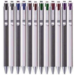 官方旗舰店 日本sakura樱花限定ballsign id按动中性笔6色复古色水笔黑色办公签字考试用中小学生